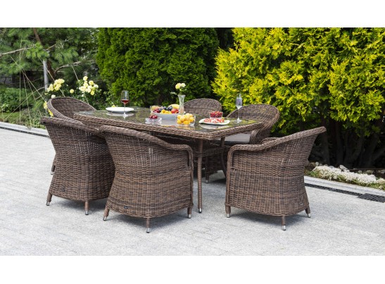 "Эспрессо" обеденная группа плетеная, цвет коричневый в Набережных Челнах