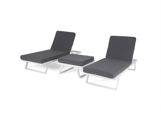 "Альпы" комплект-трансформер садовой мебели из алюминия (угловой диван, столик) с подушками в Набережных Челнах