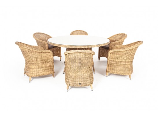 "Эспрессо–150 R" обеденная группа плетеная, цвет соломенный в Набережных Челнах