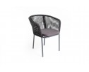 "Марсель" плетеный стул из роупа, цвет темно-серый в Набережных Челнах