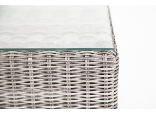 "Боно" журнальный столик из искусственного ротанга, цвет серый в Набережных Челнах