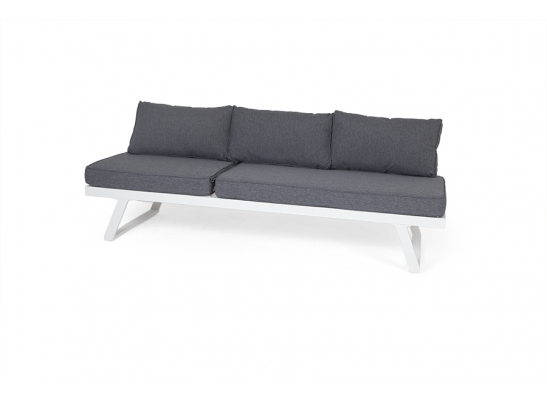 "Альпы" комплект-трансформер садовой мебели из алюминия (угловой диван, столик) с подушками в Набережных Челнах