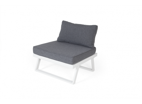 "Альпы" комплект-трансформер садовой мебели из алюминия (угловой диван, столик) с подушками в Набережных Челнах