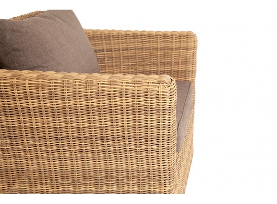 "Капучино" кресло из искусственного ротанга, цвет соломенный в Набережных Челнах