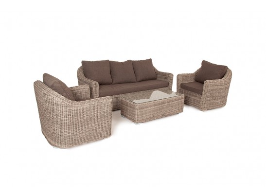 "Фабриция" лаунж-зона из искусственного ротанга, цвет серый в Набережных Челнах