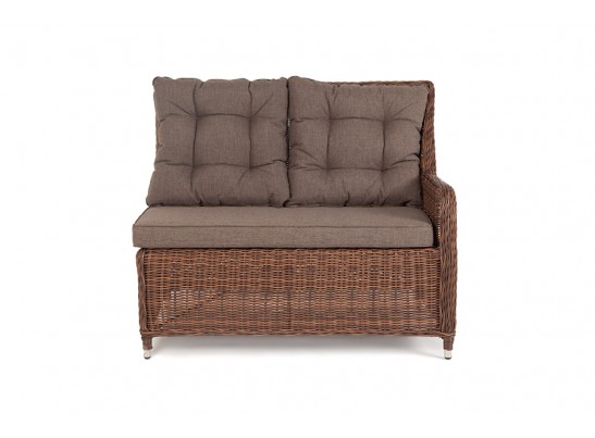 "Бергамо" модульный диван из ротанга, цвет коричневый в Набережных Челнах