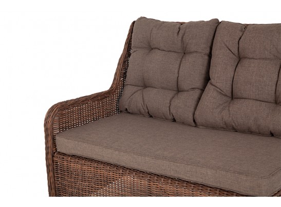 "Бергамо" модульный диван из ротанга, цвет коричневый в Набережных Челнах