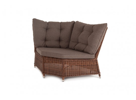 "Бергамо" модульный диван из ротанга, цвет коричневый в Набережных Челнах