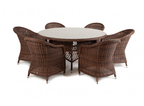 "Эспрессо–150 R" обеденная группа плетеная, цвет коричневый в Набережных Челнах