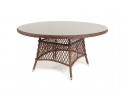 "Эспрессо" плетеный круглый стол, диаметр 150 см, цвет коричневый в Набережных Челнах