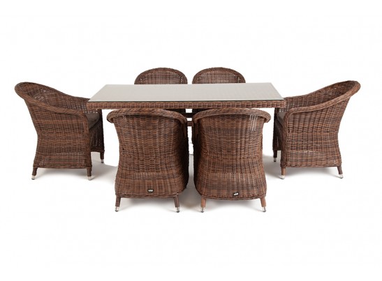 "Эспрессо" обеденная группа плетеная, цвет коричневый в Набережных Челнах
