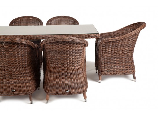 "Эспрессо" обеденная группа плетеная, цвет коричневый в Набережных Челнах