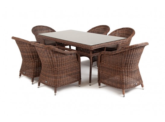 "Эспрессо" обеденная группа плетеная, цвет коричневый в Набережных Челнах