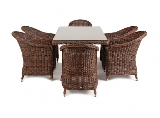 "Эспрессо" обеденная группа плетеная, цвет коричневый в Набережных Челнах