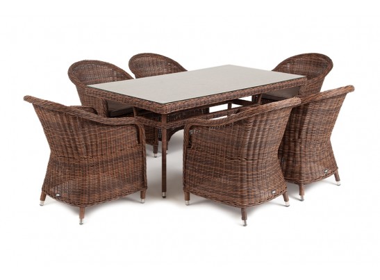 "Эспрессо" обеденная группа плетеная, цвет коричневый в Набережных Челнах