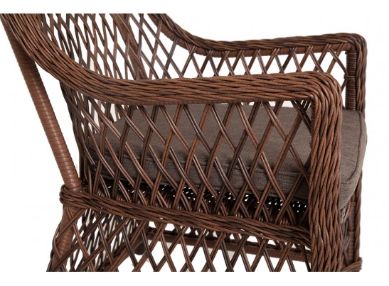 "Латте" плетеное кресло из искусственного ротанга, цвет коричневый в Набережных Челнах