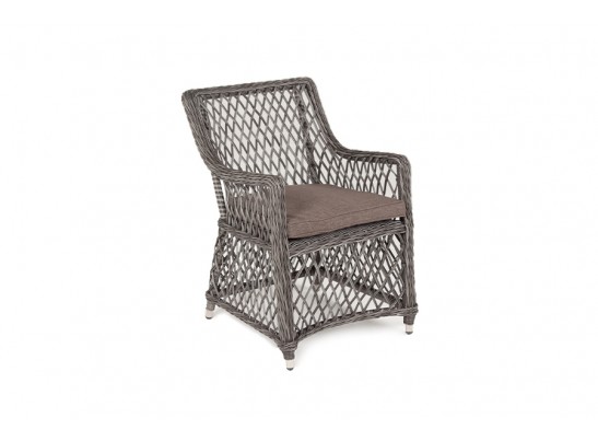 "Латте" плетеное кресло из искусственного ротанга, цвет графит в Набережных Челнах