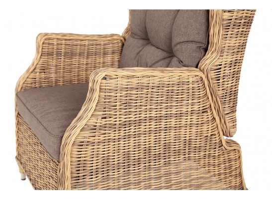 "Форио" кресло раскладное плетеное, цвет соломенный в Набережных Челнах