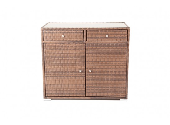 "Мальта" тумба плетеная из искусственного ротанга, цвет коричневый в Набережных Челнах