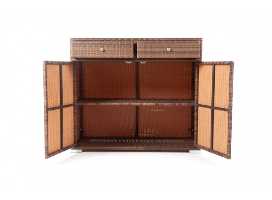 "Мальта" тумба плетеная из искусственного ротанга, цвет коричневый в Набережных Челнах