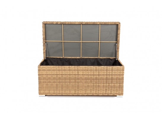 "Порту" сундук водонепроницаемый из искусственного ротанга, цвет соломенный в Набережных Челнах