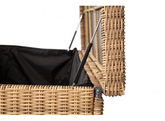 "Порту" сундук водонепроницаемый из искусственного ротанга, цвет соломенный в Набережных Челнах