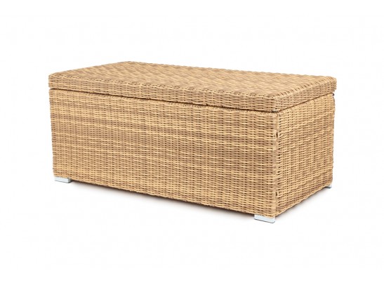 "Порту" сундук водонепроницаемый из искусственного ротанга, цвет соломенный в Набережных Челнах
