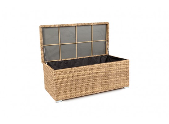 "Порту" сундук водонепроницаемый из искусственного ротанга, цвет соломенный в Набережных Челнах