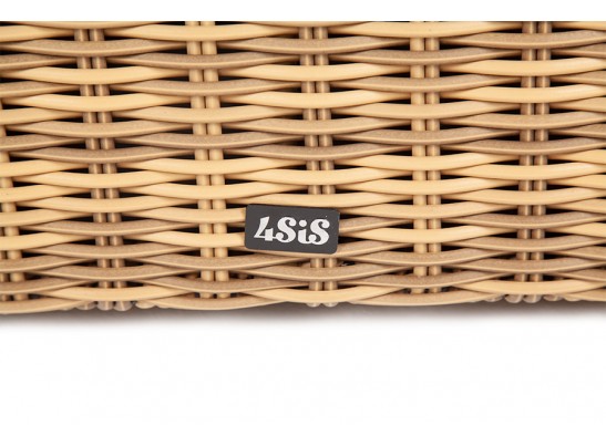 "Порту" сундук водонепроницаемый из искусственного ротанга, цвет соломенный в Набережных Челнах