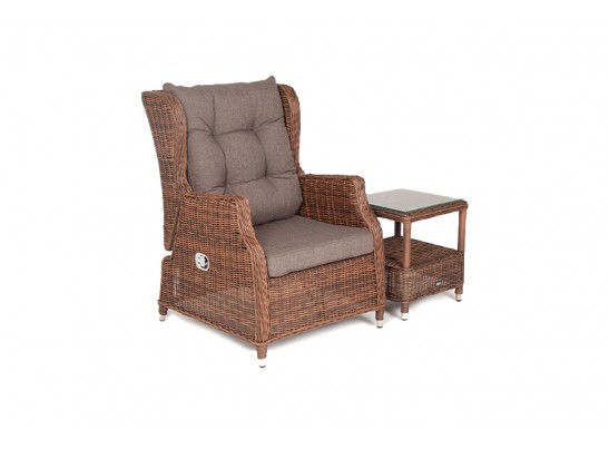 "Форио" кресло раскладное плетеное, цвет коричневый в Набережных Челнах