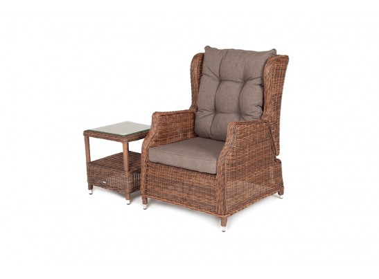 "Форио" кресло раскладное плетеное, цвет коричневый в Набережных Челнах
