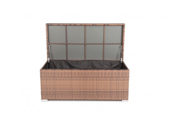 "Порту" сундук водонепроницаемый из искусственного ротанга, цвет коричневый в Набережных Челнах