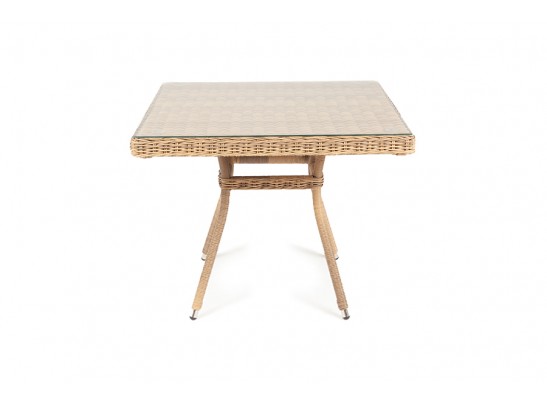 "Айриш" стол плетеный из искусственного ротанга, цвет соломенный в Набережных Челнах