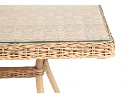 "Айриш" стол плетеный из искусственного ротанга, цвет соломенный в Набережных Челнах