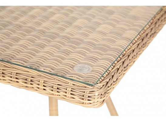 "Айриш" стол плетеный из искусственного ротанга, цвет соломенный в Набережных Челнах