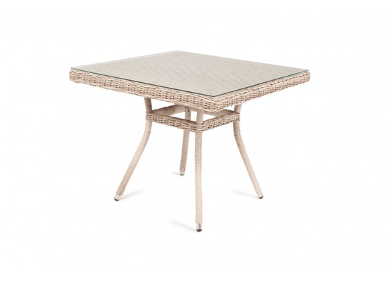 "Айриш" стол плетеный из искусственного ротанга, цвет бежевый в Набережных Челнах