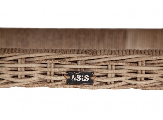 "Латте" плетеный стол из искусственного ротанга 160х90см, цвет бежевый в Набережных Челнах