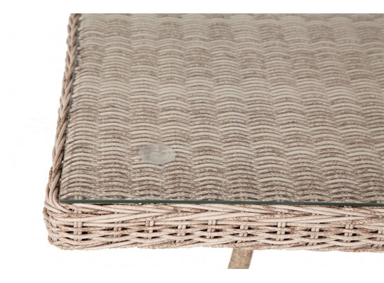 "Латте" плетеный стол из искусственного ротанга 160х90см, цвет бежевый в Набережных Челнах