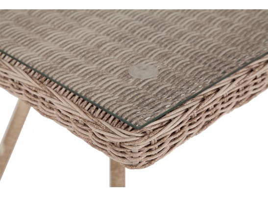 "Латте" плетеный стол из искусственного ротанга 160х90см, цвет бежевый в Набережных Челнах