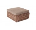 "Лунго" плетеная оттоманка с подушкой, цвет коричневый в Набережных Челнах