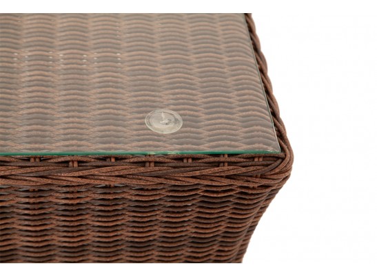 "Капучино" журнальный столик из искусственного ротанга, цвет коричневый в Набережных Челнах