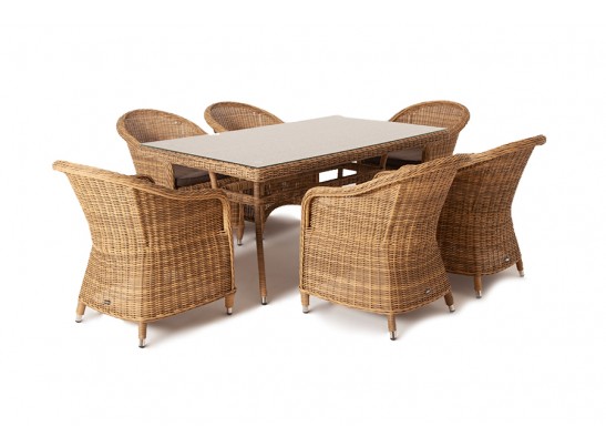 "Эспрессо" обеденная группа плетеная, цвет соломенный в Набережных Челнах