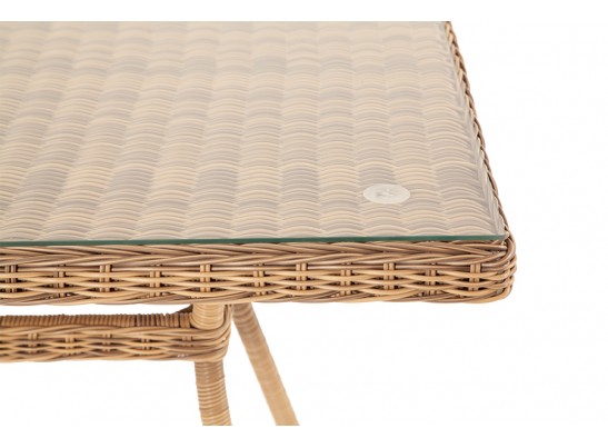 "Латте" плетеный стол из искусственного ротанга 160х90см, цвет соломенный в Набережных Челнах