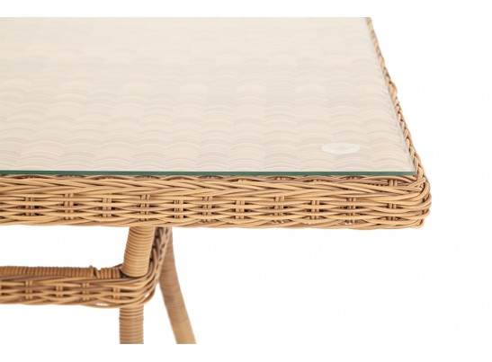 "Латте" плетеный стол из искусственного ротанга 200х90см, цвет соломенный в Набережных Челнах
