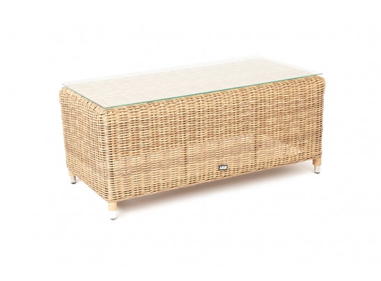 "Кон Панна" столик журнальный из искусственного ротанга, цвет соломенный в Набережных Челнах