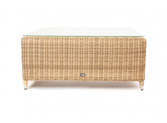 "Кон Панна" столик журнальный из искусственного ротанга, цвет соломенный в Набережных Челнах