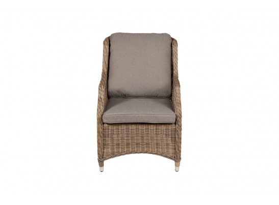 "Неаполь" плетеный стул из искусственного ротанга, цвет серо-соломенный в Набережных Челнах