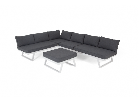 "Альпы" комплект-трансформер садовой мебели из алюминия (угловой диван, столик) с подушками в Набережных Челнах