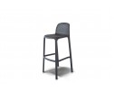 "Севилья" барный стул из пластика, цвет темно-серый в Набережных Челнах