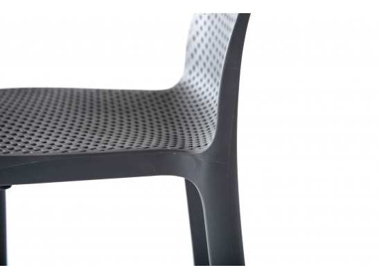 "Севилья" барный стул из пластика, цвет темно-серый в Набережных Челнах